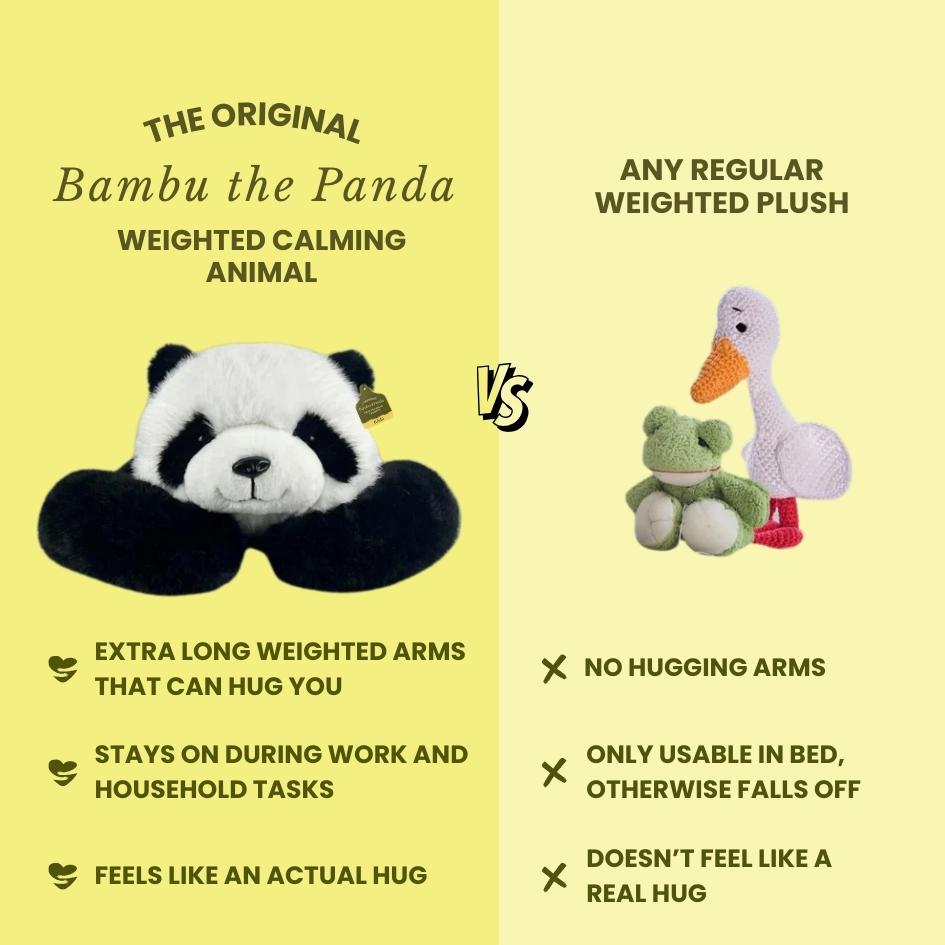 Bambu™ the Panda Weighted Animal