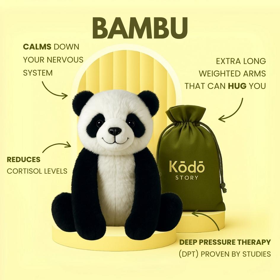 Bambu™ the Panda Weighted Animal