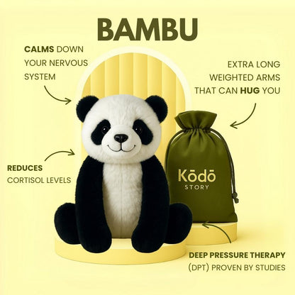 Bambu™ the Panda Weighted Animal