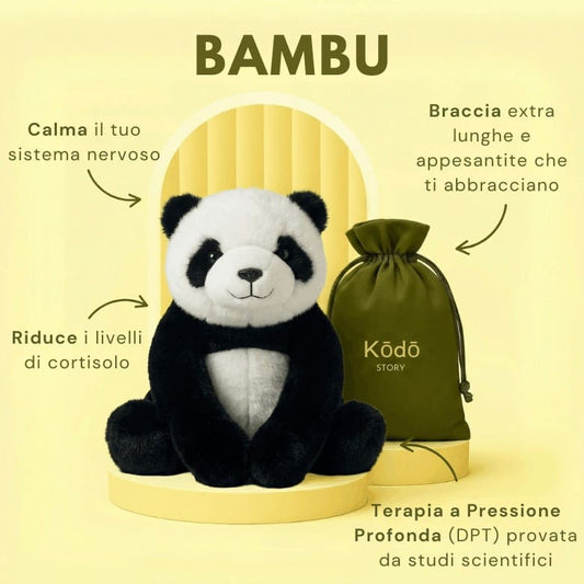 Bambu™ the Panda Weighted Animal